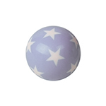 bola resina azul estrellas blancas tirador mueble bebe infantil 728az